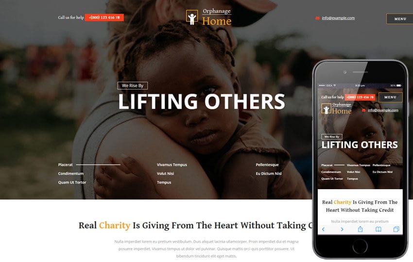 Orphanage Home Society And People Website Template W3Layouts